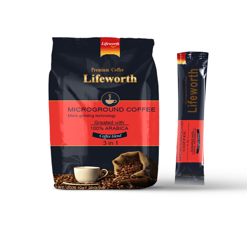 Lifeworth microground instant coffee 3 in 1