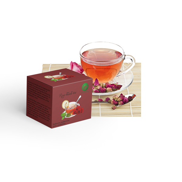 Lifeworth organic rose black tea bag