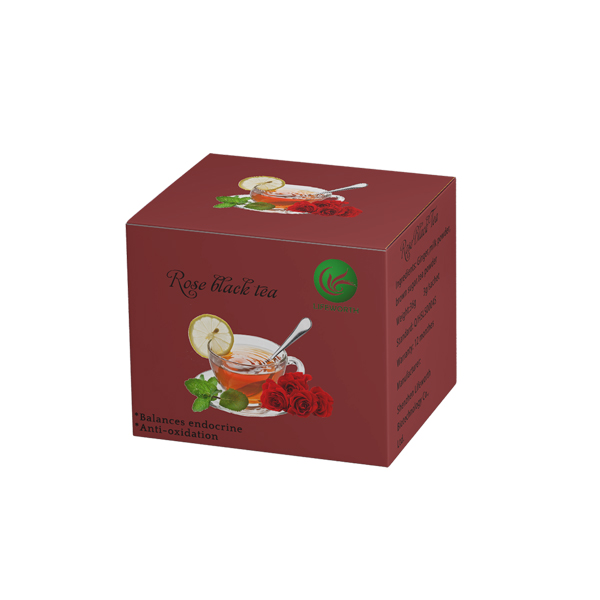 Lifeworth organic rose black tea bag