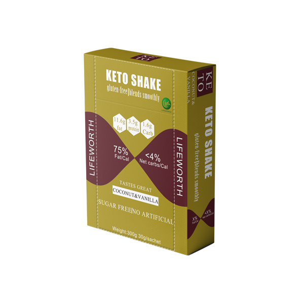 Lifeworth low carb keto pre workout meal replacement shake