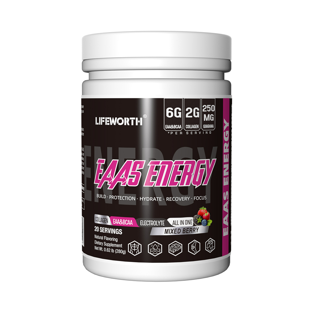 LIFEWORTH EAA &BCAA Amino Acids Energy Powder Drink