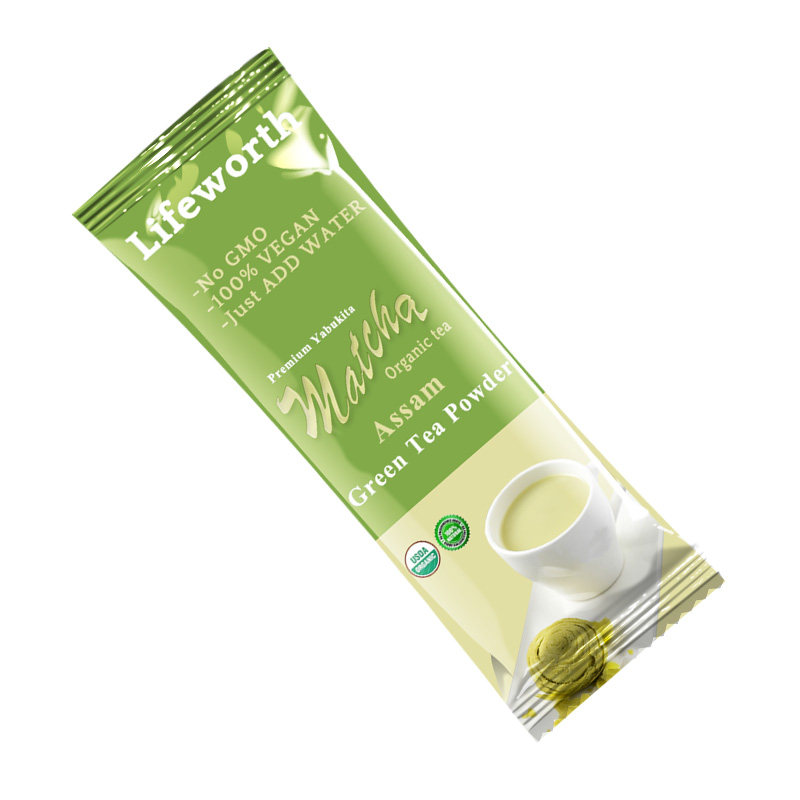 Lifeworth mushroom matcha drink mix