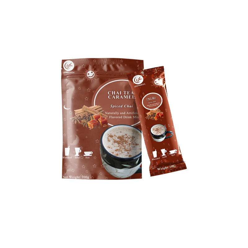 Lifeworth decaf instant rooibos milk tea