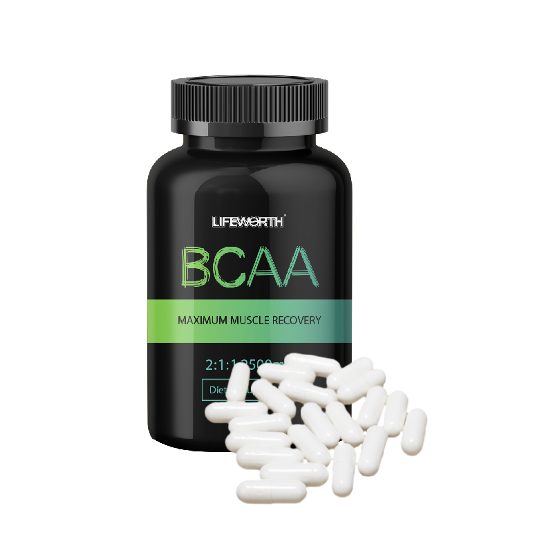 2:1:1 Branched Chain Amino Acids Capsule with Vitamin B12 & B6 - BCAA Powder Alternative - Pre Workout Supplement for Energy