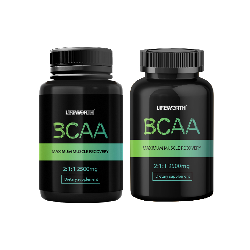 2:1:1 Branched Chain Amino Acids Capsule with Vitamin B12 & B6 - BCAA Powder Alternative - Pre Workout Supplement for Energy