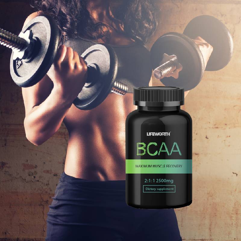 2:1:1 Branched Chain Amino Acids Capsule with Vitamin B12 & B6 - BCAA Powder Alternative - Pre Workout Supplement for Energy