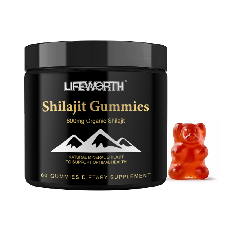 Shilajit Gummies Max Strength | Pure 100% Authentic Himalayan Origin | High Fulvic Acid Content | 85+ Minerals | Boosts Immunity & Energy Vegan | 60 Gummies