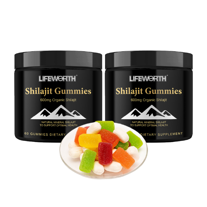 Shilajit Gummies Max Strength | Pure 100% Authentic Himalayan Origin | High Fulvic Acid Content | 85+ Minerals | Boosts Immunity & Energy Vegan | 60 Gummies