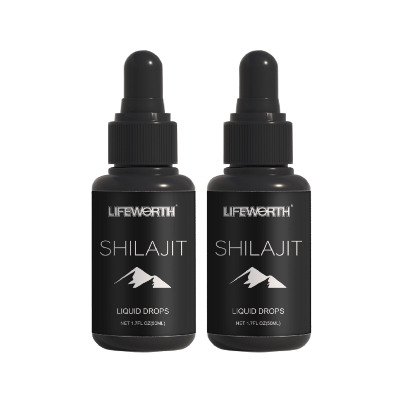 Himalayan Shilajit, Liquid Drops, Authentic & Pure, Natural Trace Minerals & Fulvic Acid Complex