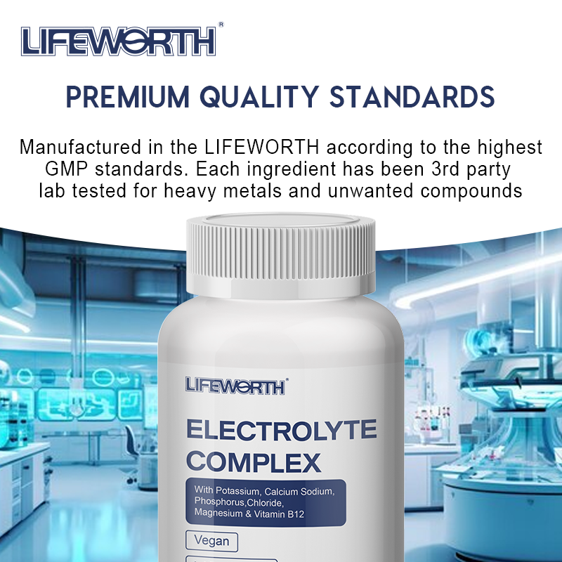 Electrolytes Complex - 120 High Strength Electrolyte Tablets - Enriched with Essential Minerals