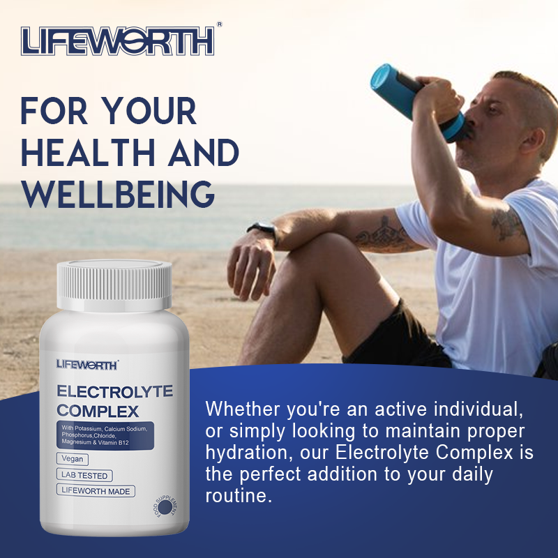 Electrolytes Complex - 120 High Strength Electrolyte Tablets - Enriched with Essential Minerals