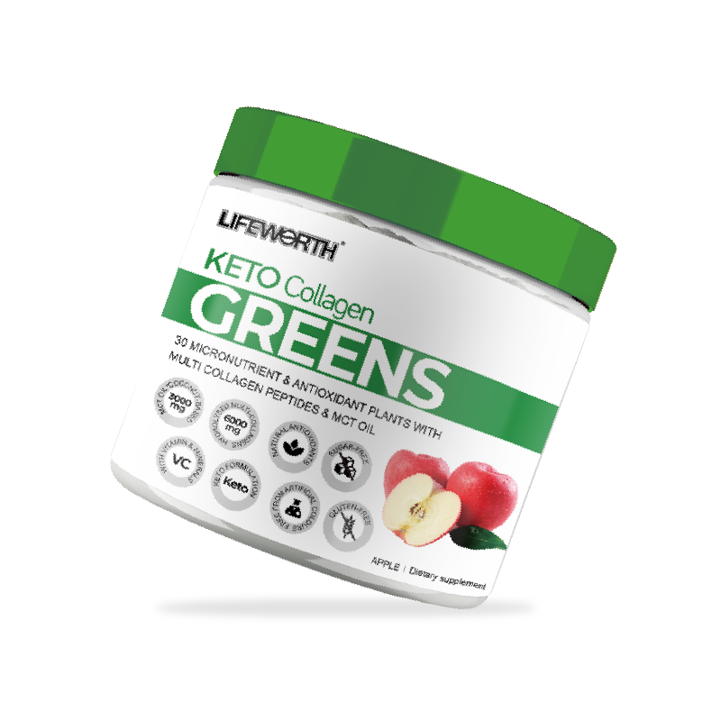 Keto Super Greens Collagen Powder Superfood Micronutrient & Anti-oxidant Blend